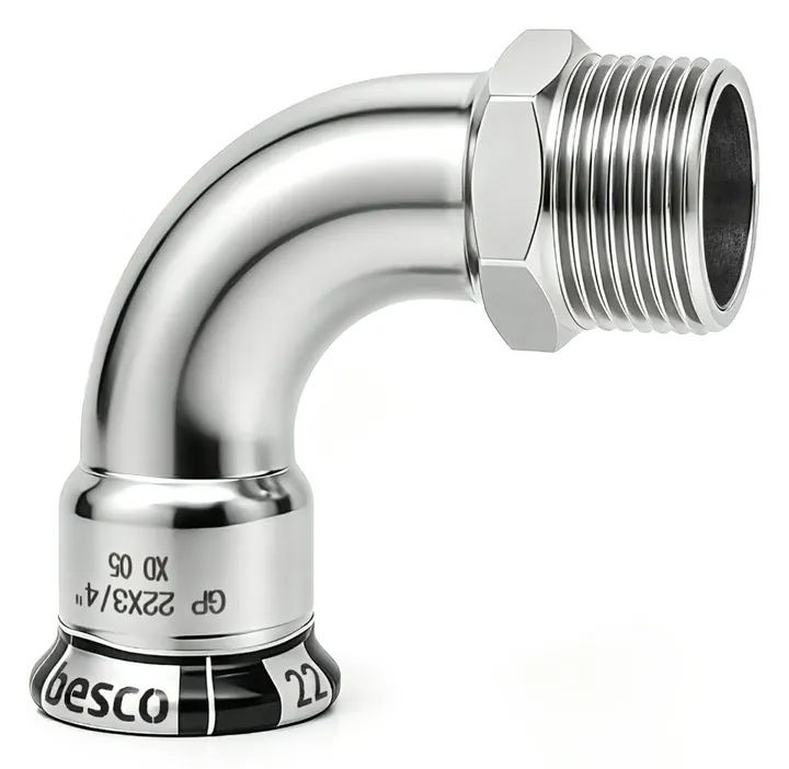 Коліно 90° з ЗР Besco 3001G