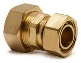 Кранове підключення пряме з гайкою Kuterlite KS926X