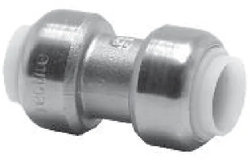 З'єднувач прямий (хром) Tectite T1CP