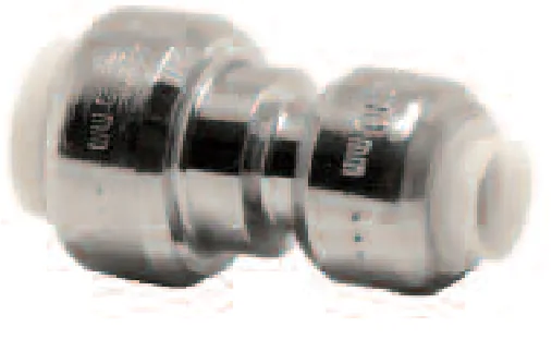 З'єднувач прямий (хром) Tectite T1RCP