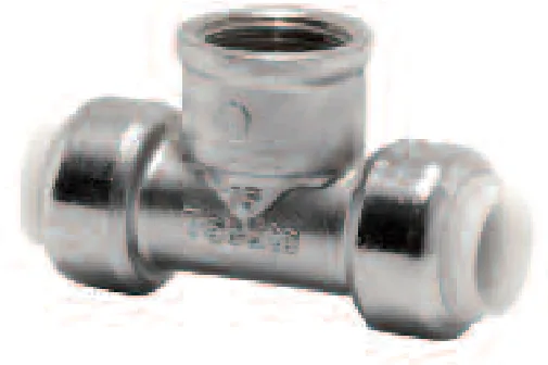 Трійник редукційний (хром) Tectite T30CP